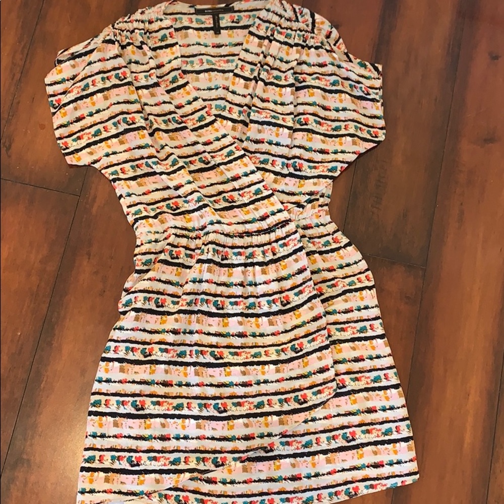 Bcbg silk mini dress